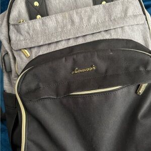 Lovevook Black and Gray Travel Backpack